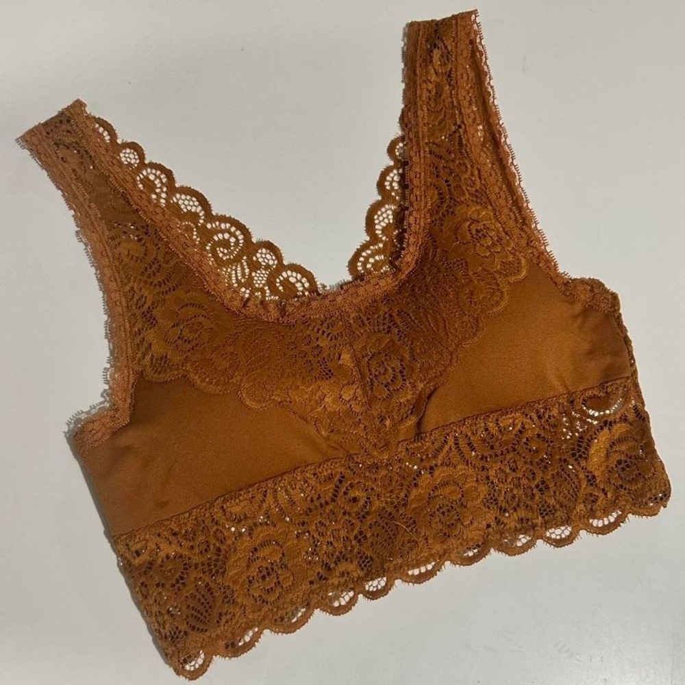 New Zenana Bralette Smokey Copper‎ Color Size S/M